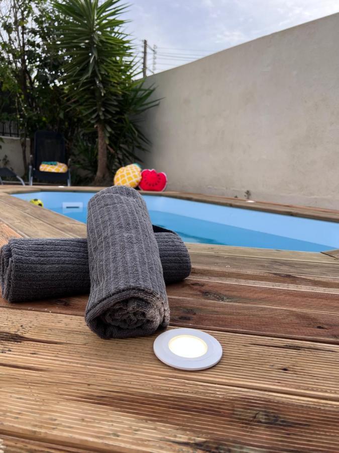 Charmante Maison Climatisee Avec Piscine Au Calme A カルカソンヌ エクステリア 写真